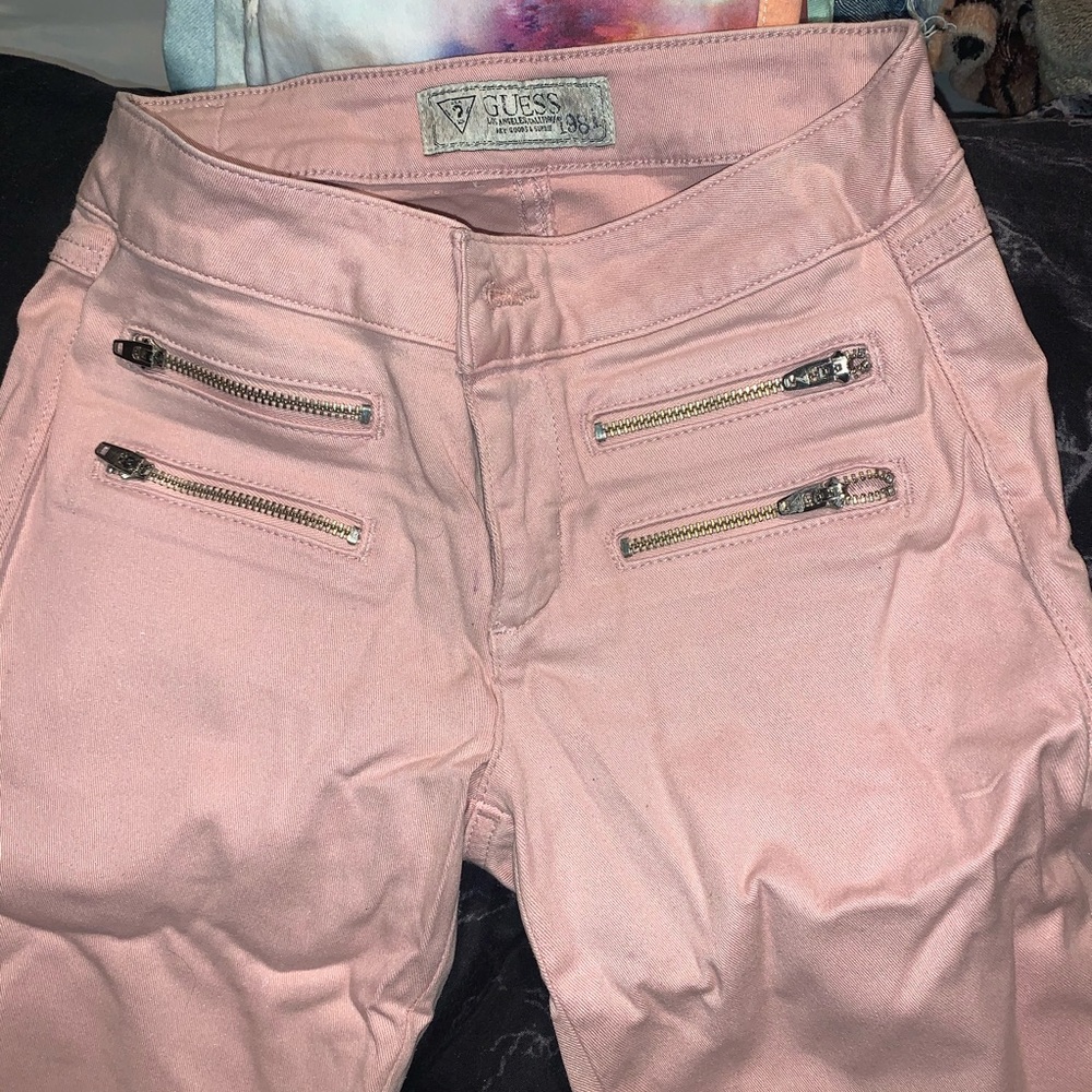 GUESS Pink Skinny Jeans